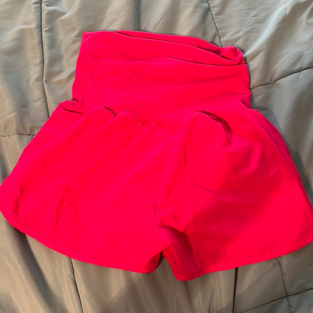 Zenana hot pink shorts